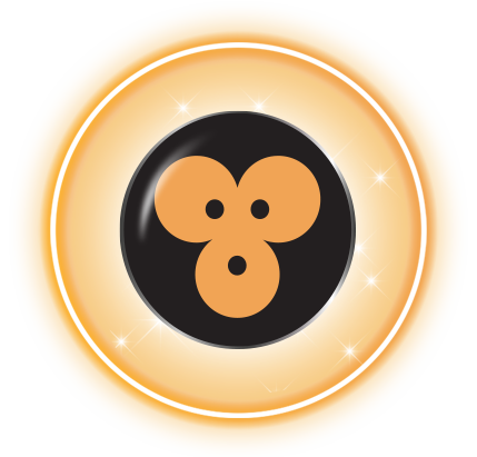 King Monkey character icon button from Miraculous Ladybug