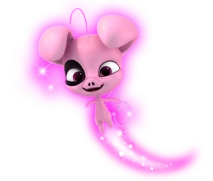 Daizzi, the pig kwami from Miraculous Ladybug