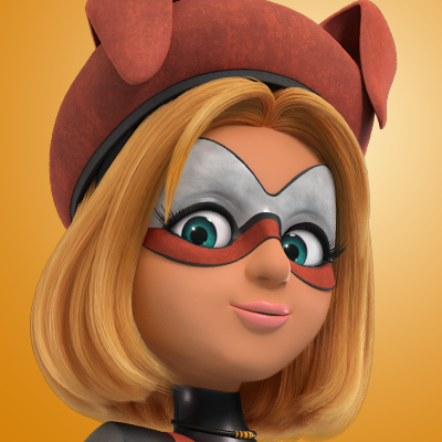 Miss Hound superhero character from Miraculous Ladybug