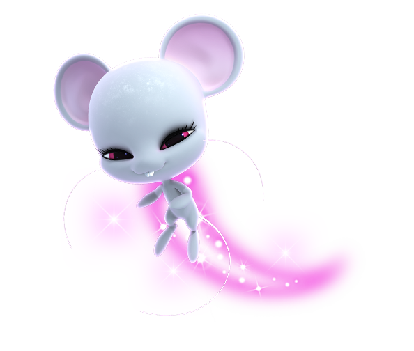 Mullo, the mouse kwami from Miraculous Ladybug