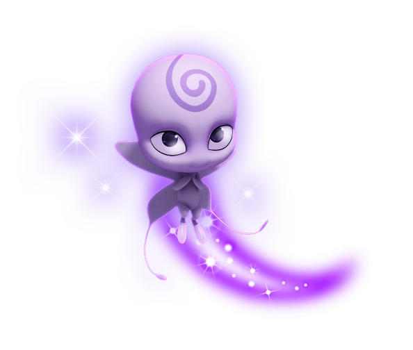 Nooroo, the butterfly kwami from Miraculous Ladybug