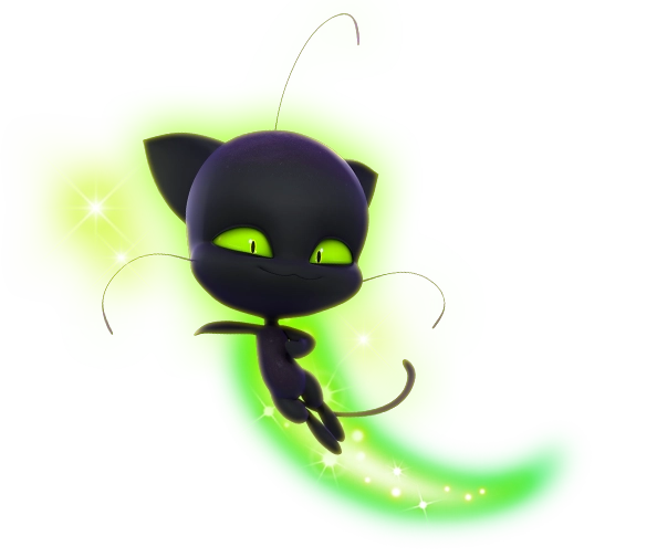 Plagg, the black cat kwami from Miraculous Ladybug